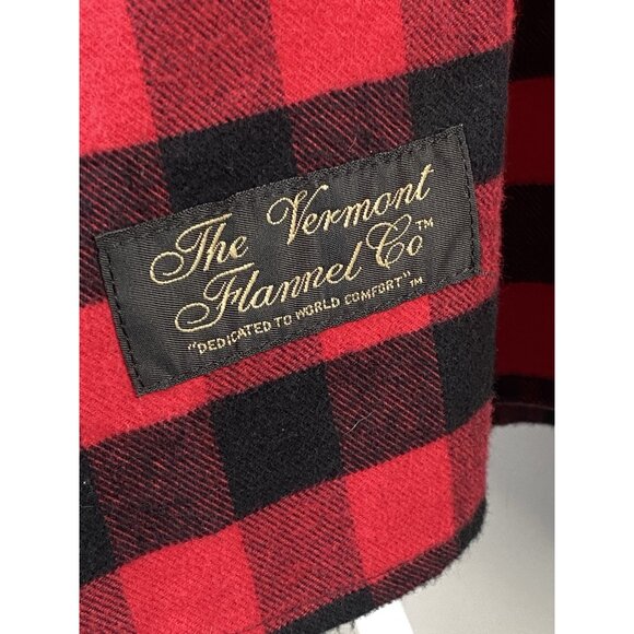 Vermont Flannel Company Red Buffalo Plaid Button Up Shirt Women's Large L/S - Picture 5 of 16